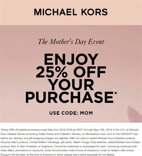 michael kors in store coupon|Michael Kors outlet coupon.